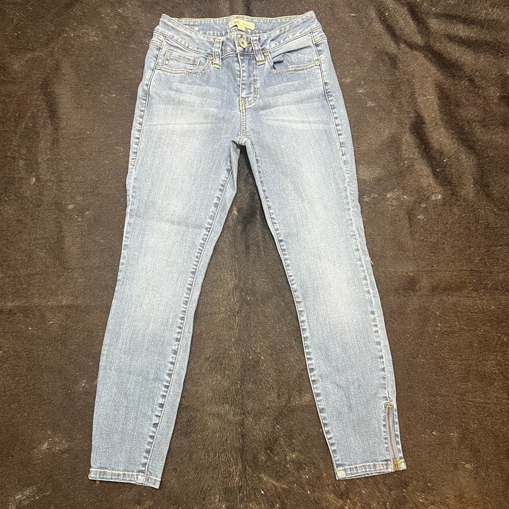 CABI JEANS hi rise skinny cropped pants size 2 EUC